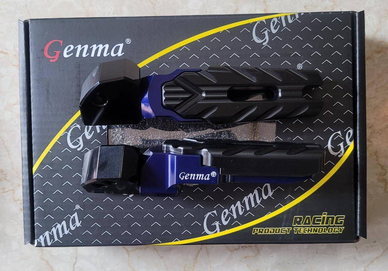 YAMAHA AEROX ACCESSORIES INDIA YAMAHA AEROX REAR FOOTREST SET CNC GENMA