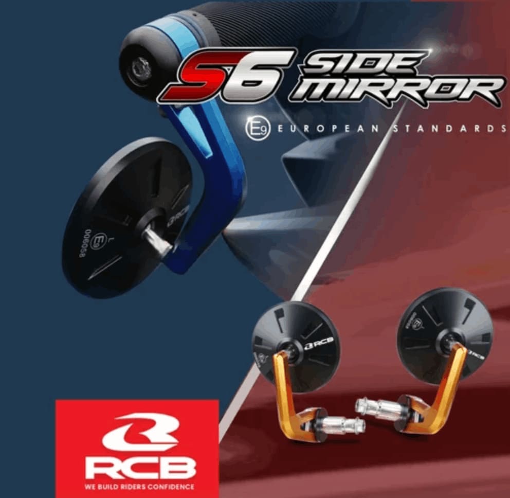 RCB S6 ALLOY SIDE MIRROR BAR-END 01MR007