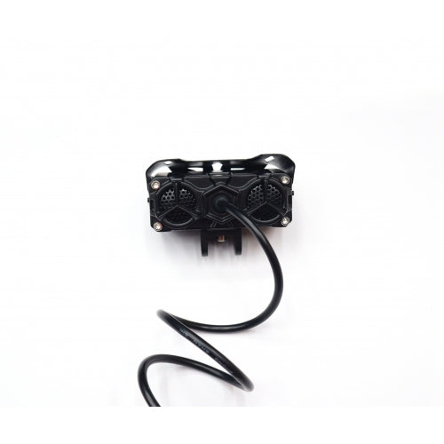 LIU HJG Original Mega Drive 3 Lens with premium harness Dual Color Yellow/White LED Fog Lights (set of 2 ) - COMBO