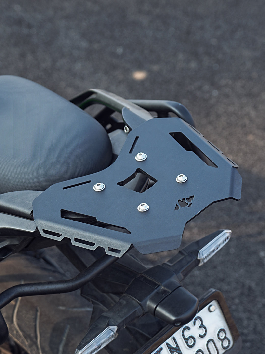 LCB Kawasaki Versys 650 Haulier Rear Carrier Black