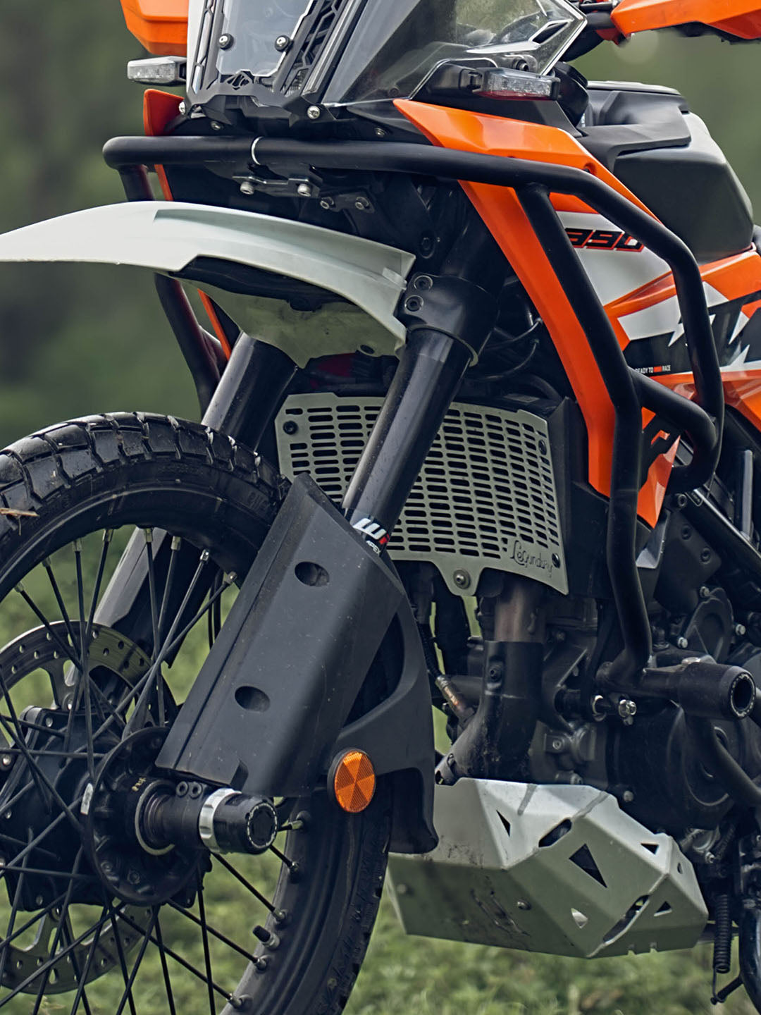 Legundary KTM ADV 390 2025 Model Vector Radiator Grill Silver