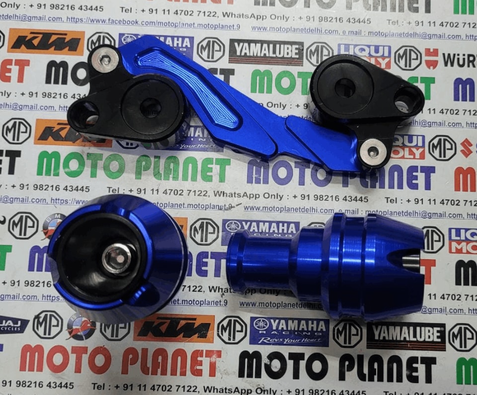 YAMAHA AEROX ACCESSORIES INDIA YAMAHA AEROX ANTI CRASH PROTECTOR EXHAUST SLIDER