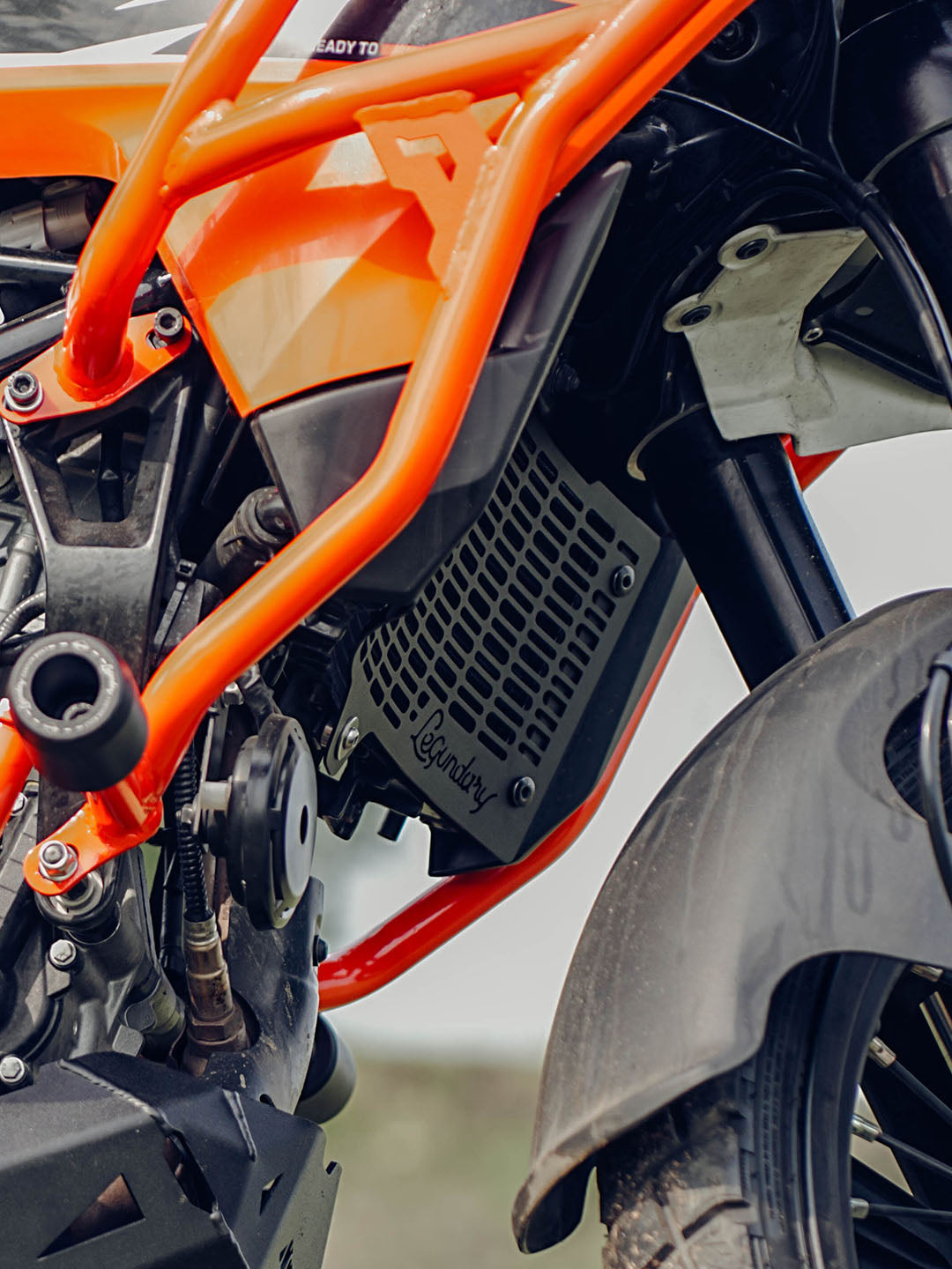 Legundary KTM ADV 390 2025 Model Vector Radiator Grill Black