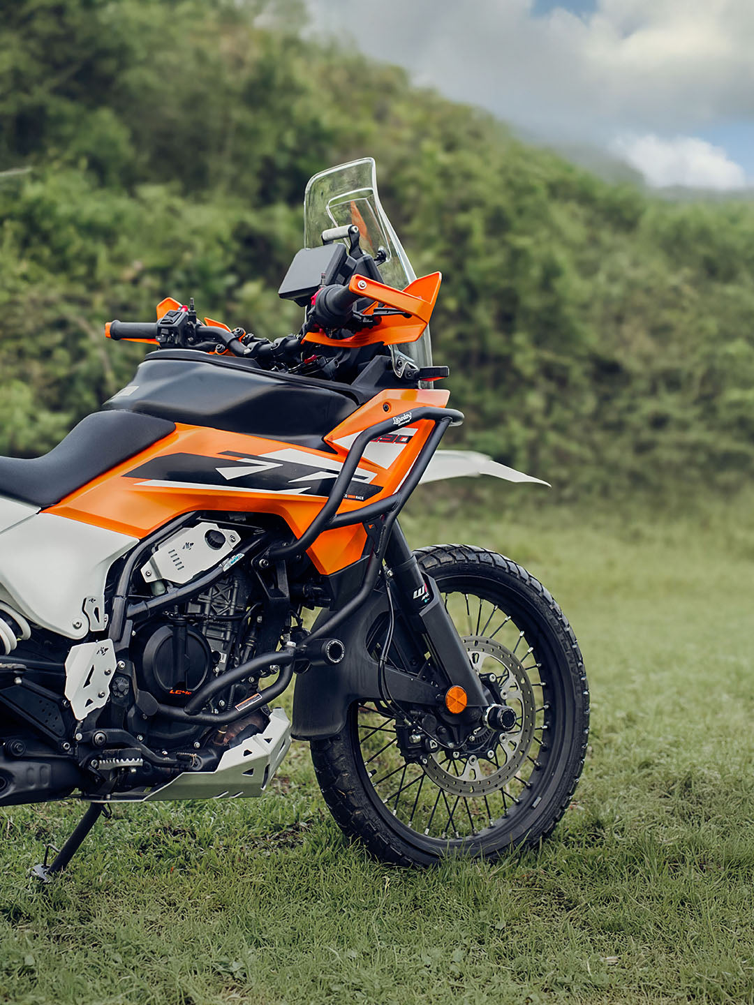 Legundary KTM ADV 390 2025 Model Raptor Crash Guard Black