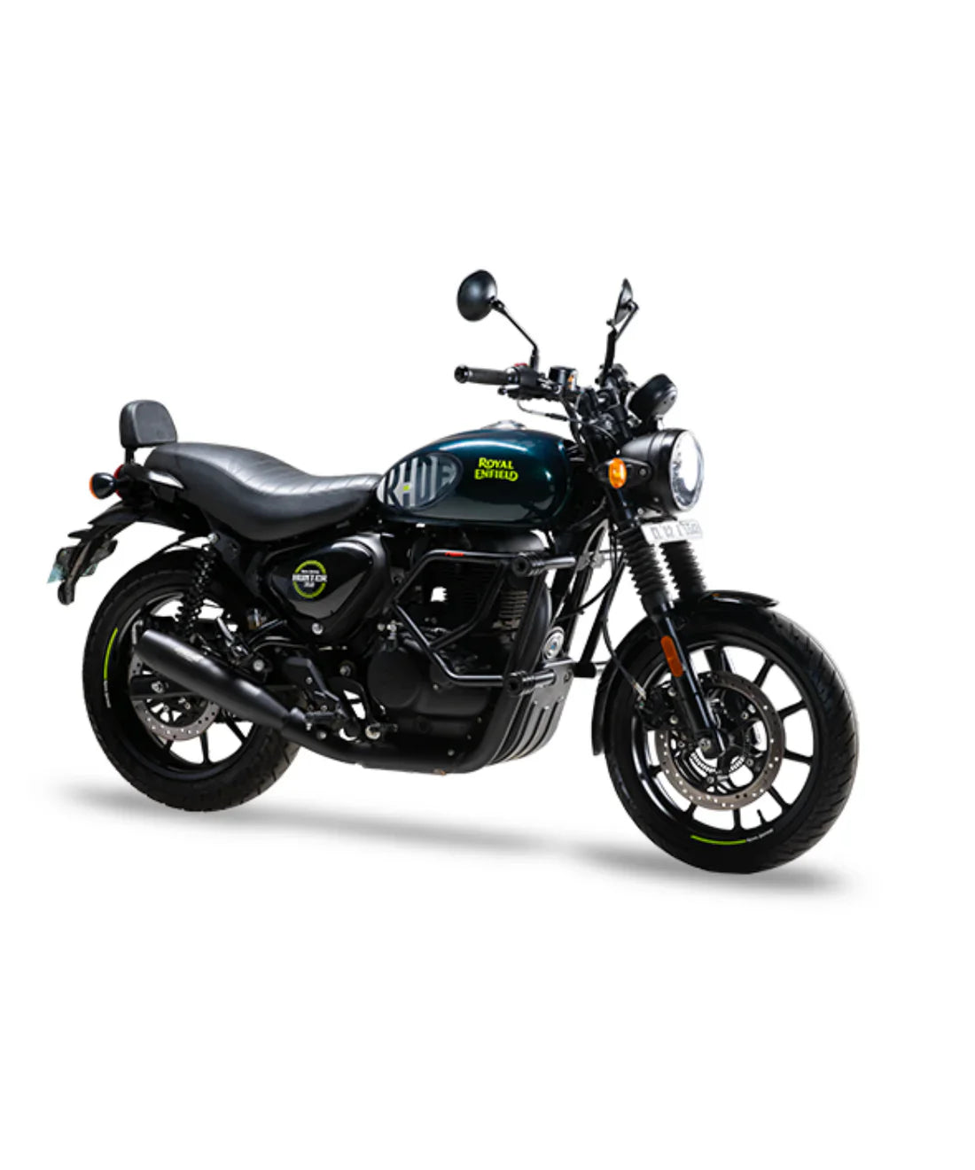 RE HUNTER 350 | SILVER STALLION SHORTY | DYNO High Performance Exhaust System | Black - LIFE TIME WARRANTY