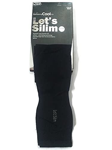 Lets Slim Cooling Arm Sleeves (Unisex) UV Sun Protection in black Colour UPF 50 Arm Cover