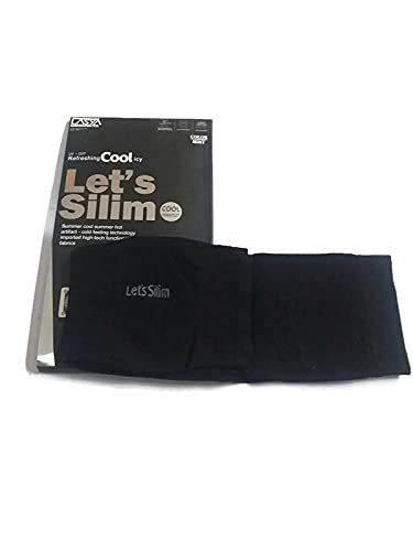 Lets Slim Cooling Arm Sleeves (Unisex) UV Sun Protection in black Colour UPF 50 Arm Cover