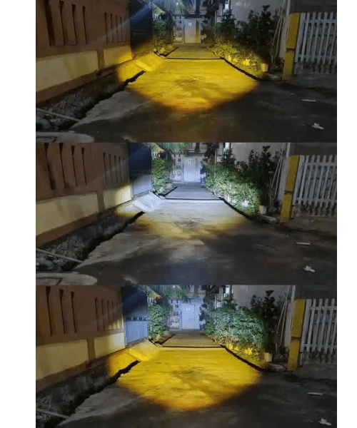 LIU HJG Original Mega Drive Future Eye 3 Lens Dual Color Yellow/White LED Fog Lights (set of 2 )