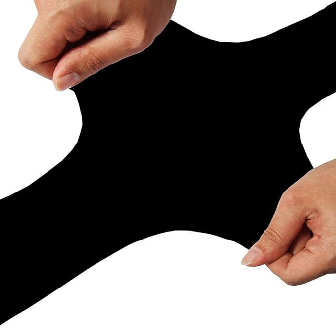 Lets Slim Cooling Arm Sleeves (Unisex) UV Sun Protection in black Colour UPF 50 Arm Cover