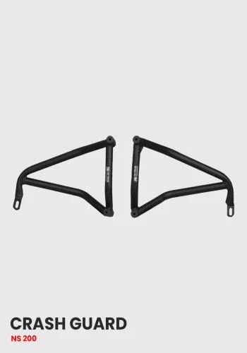 NS125, 160, 200 / Dominar 250, 400 Structure Crash Guard with 4 Metal Slider - SB 635 - BLACK