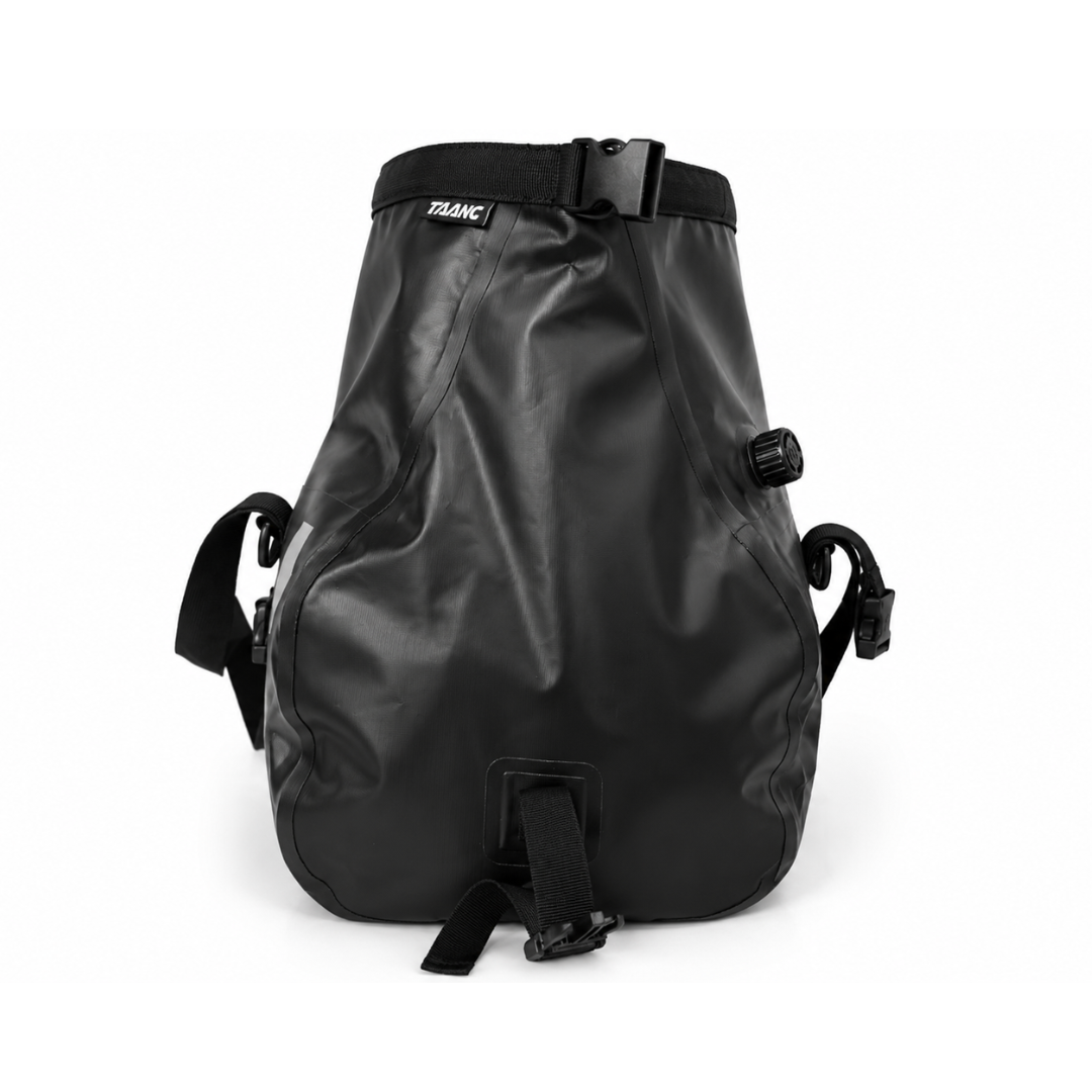 TAANC Terra Series Motorcycle Tail Bag 40L Waterproof Duffel Bag for Adventure Touring, Camping & Cycling – Black