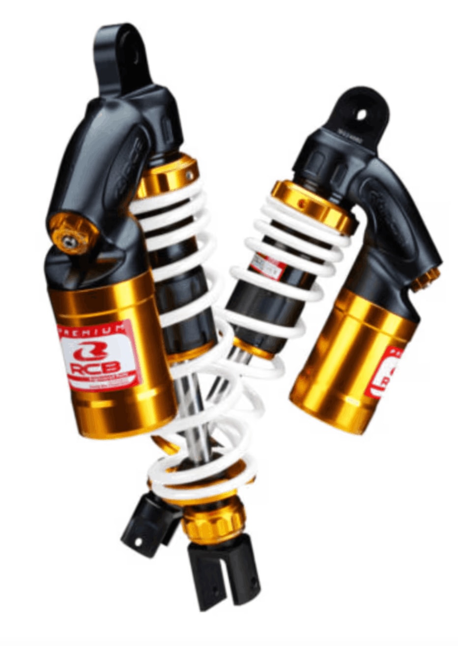 RCB DB-5 DB5 SERIES SUSPENSION REAR SHOCK ABSORBER FOR AEROX 01A0135W WHITE GOLD