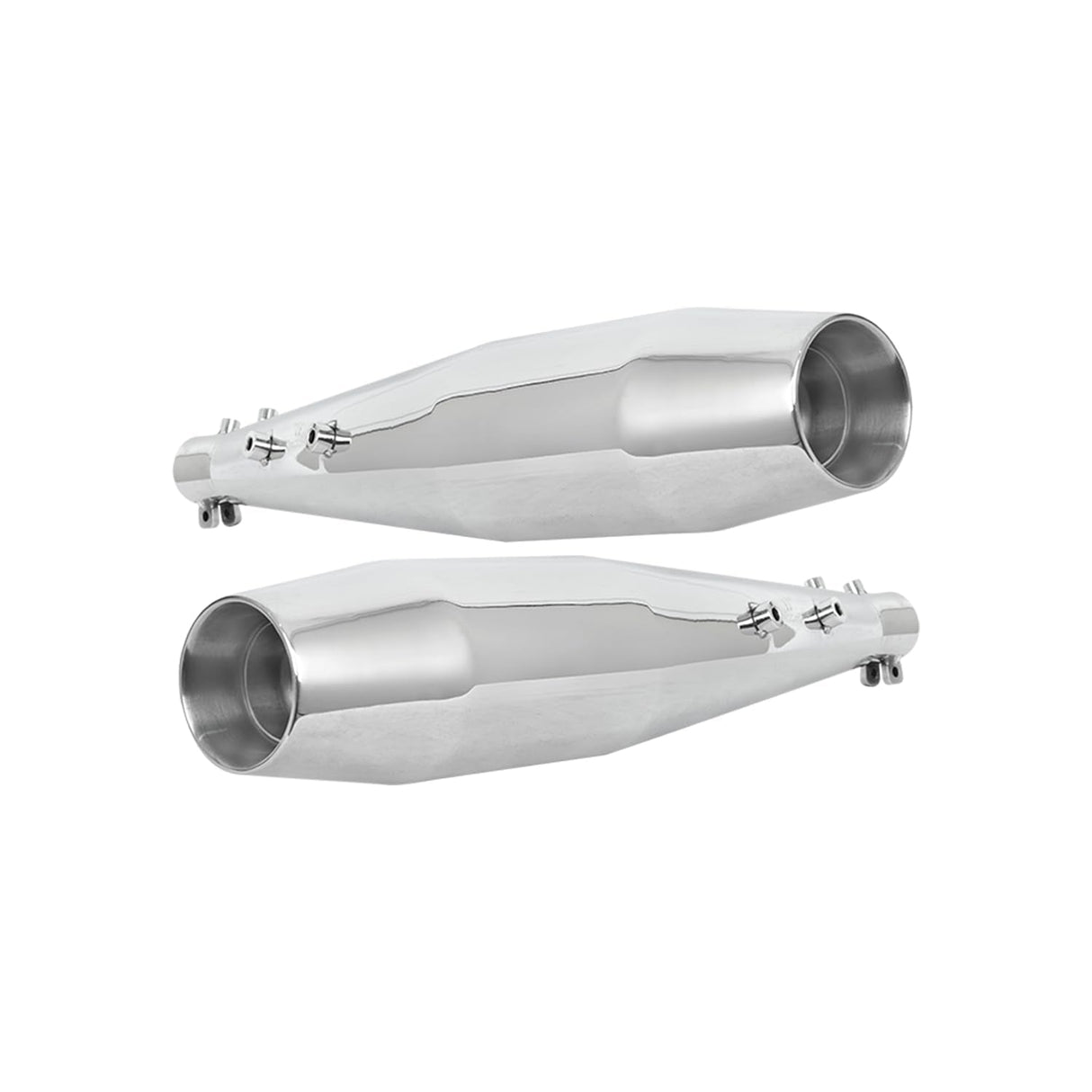 RE Interceptor 650 /GT 650 | SILVER STALLION | DYNO High Performance Exhaust System | Silver Glossy finish | Twin, SS304 - LIFE TIME WARRANTY