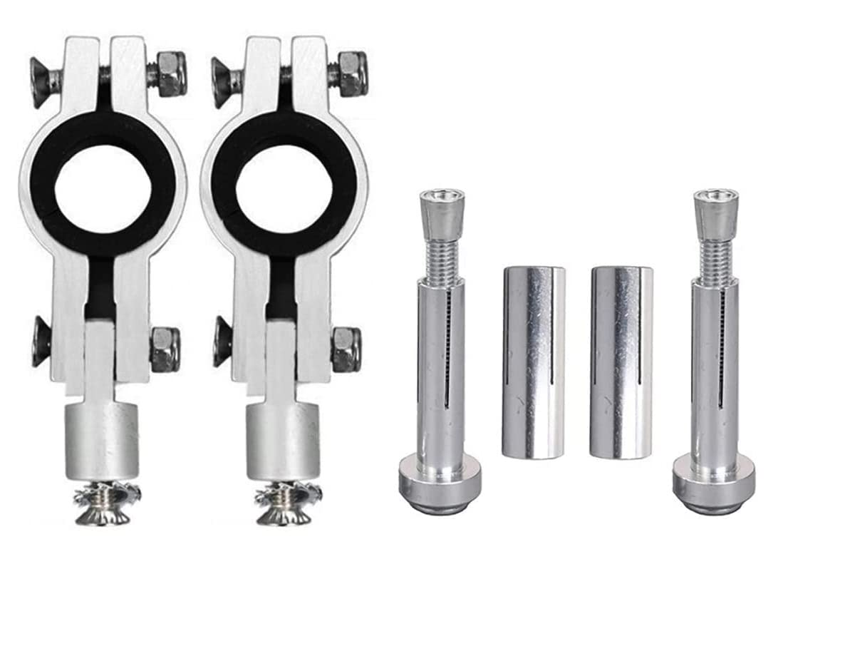 Acerbis Metal HandGuard Small with aluminium brace(WHITE) - HAND PROTECTOR for universal motorycles