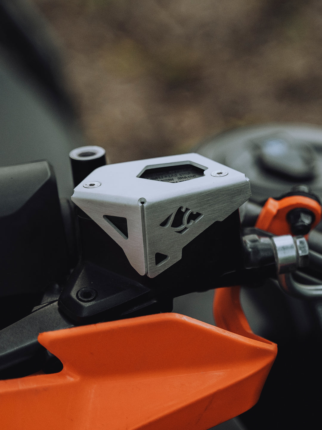 Legundary KTM ADV 390 2025 Model Tricorn Front Oil Cap Silver