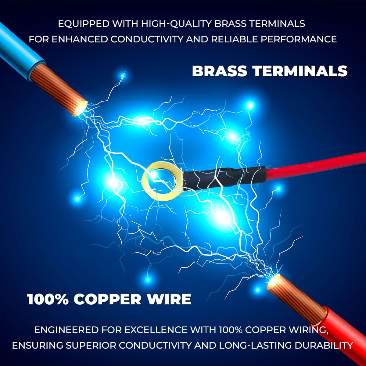 SIMTAC AUXILIARY LIGHTS DUAL COLOR WIRING HARNESS KIT | FOR BIKE & CARS | FLH-2W ( WITHOUT FLASHING )