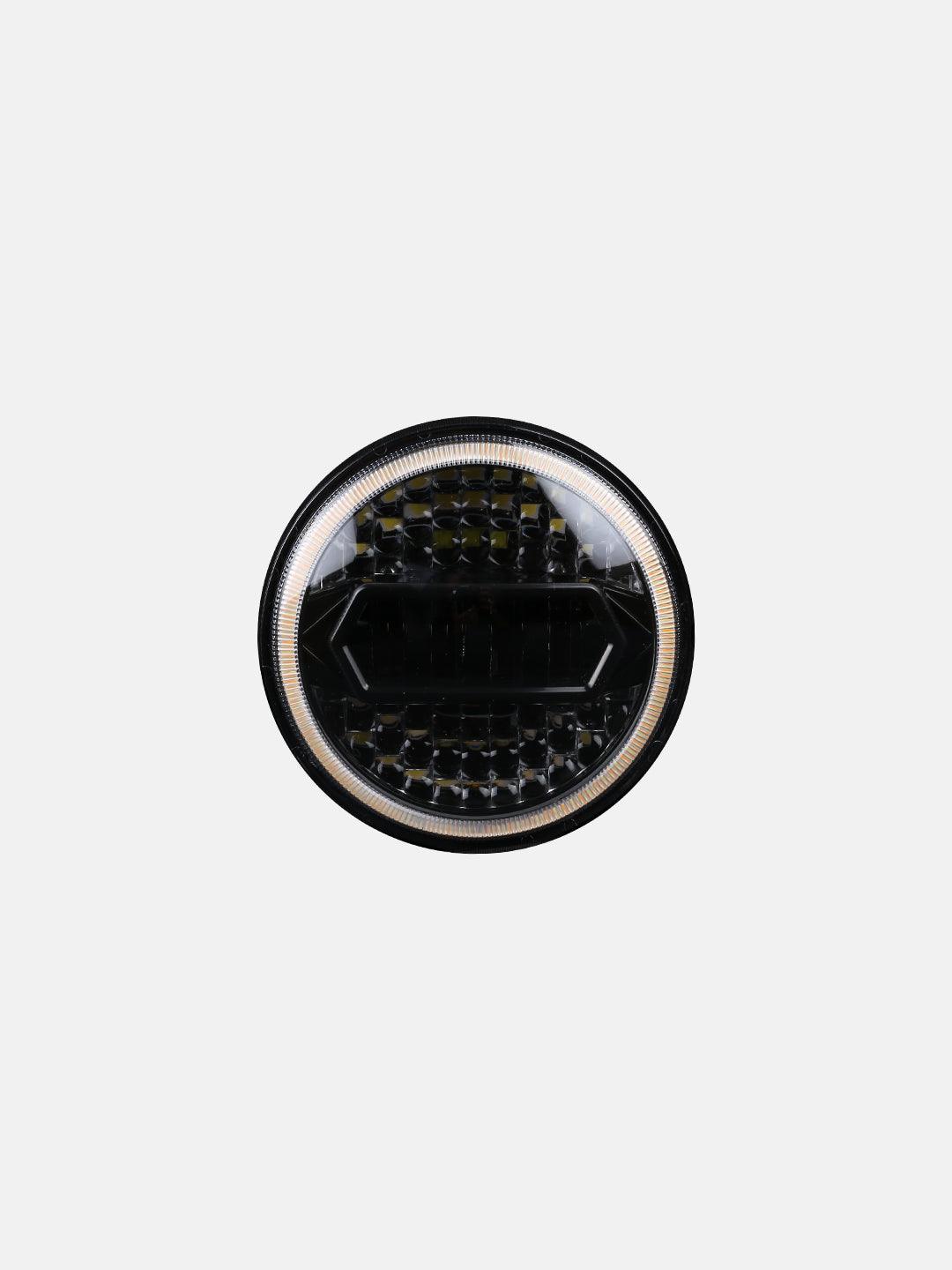 7 Inch HJG Morsun Diamond Headlight 45W - Moto Modz