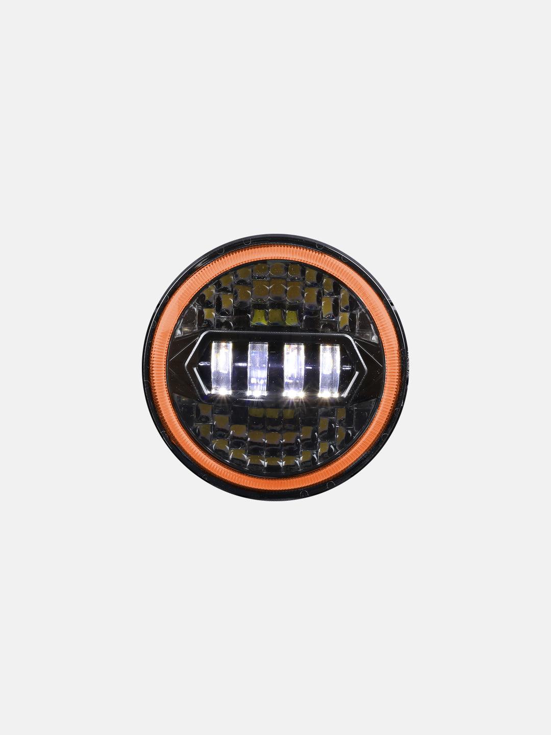 7 Inch HJG Morsun Diamond Headlight 45W - Moto Modz