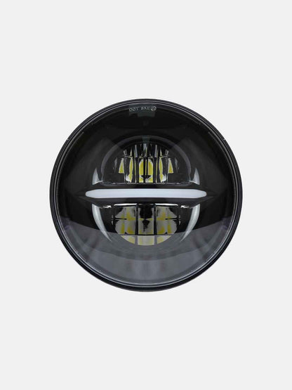 7 Inch LED Headlight With Centre Park Light - Moto Modz