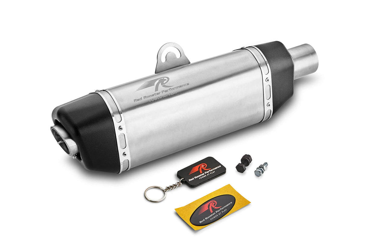 KTM Duke 390/ 200 With Bent Pipe Red Rooster Performance Exhaust System Galactic