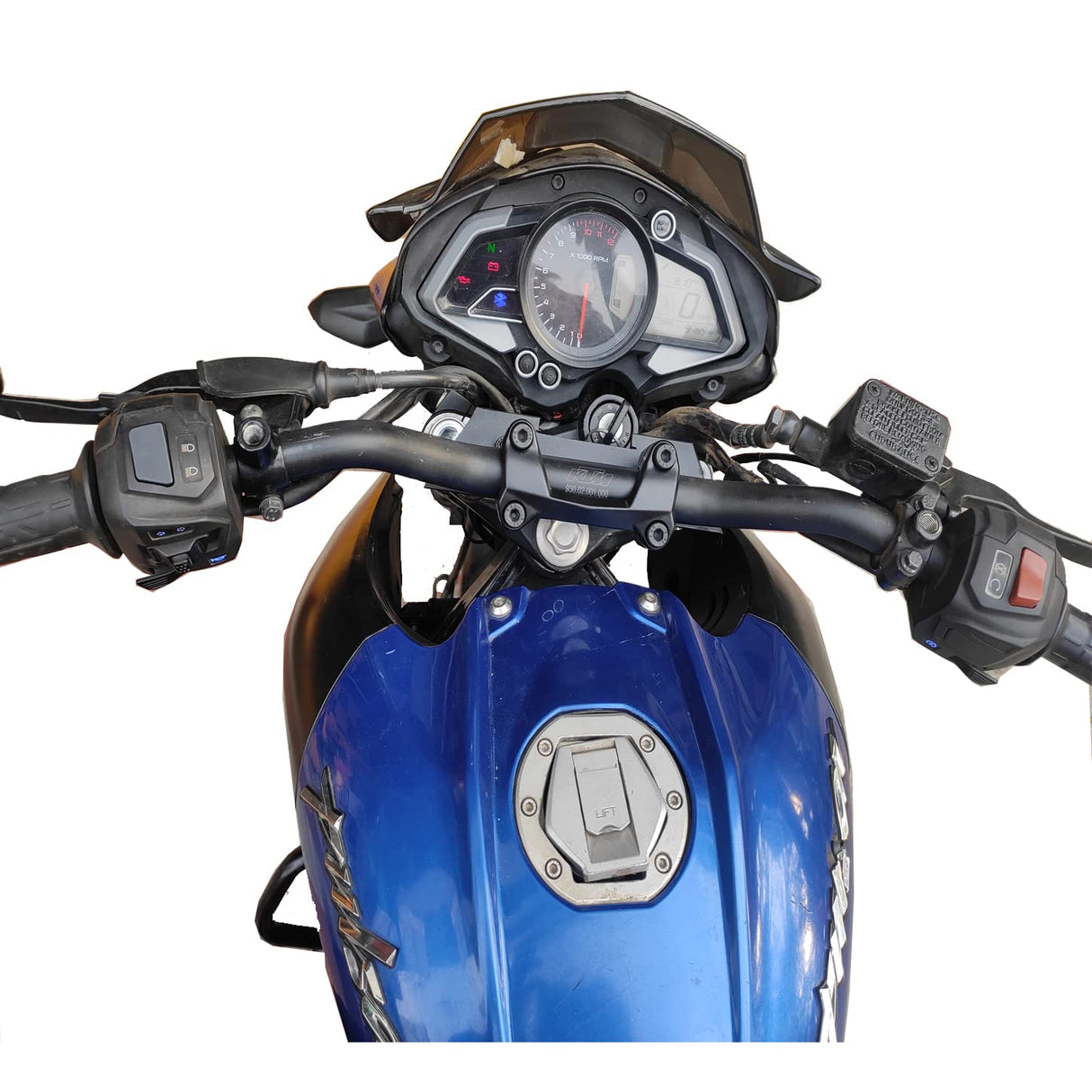 COMPLETE HANDLE CONVERSION KIT FOR PULSAR NS 200/160/125 (BS4) ( FOR TOURING , LONG RIDES) - COMBO PACK