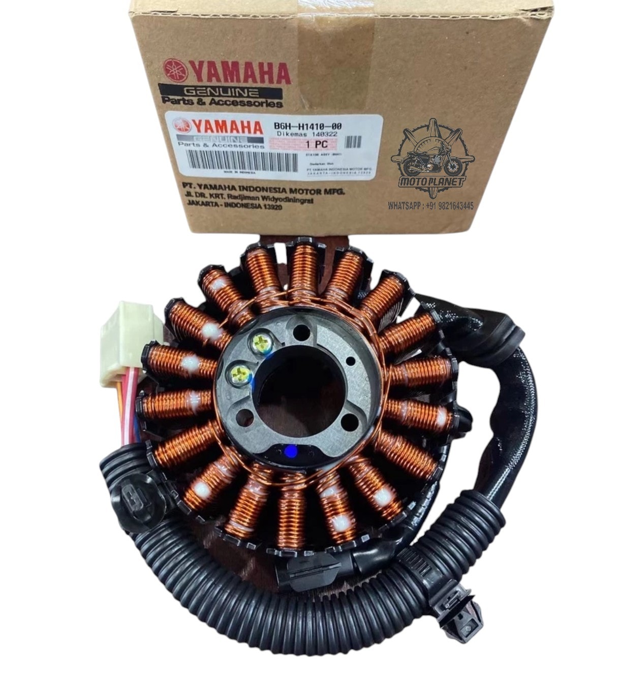 YAMAHA AEROX ORIGINAL SPARE PARTS YAMAHA YAMAHA AEROX STATOR ASSY COIL PLATE ASSY B6HH14100100 B6H-H1410-01 B6HH141000 B6H-H1410-00