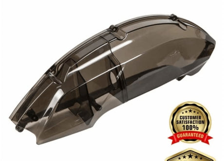 YAMAHA AEROX ACCESSORIES INDIA YAMAHA AEROX AIR FILTER COVER NEMO BRAND CLEAR / SMOKE & CARBON