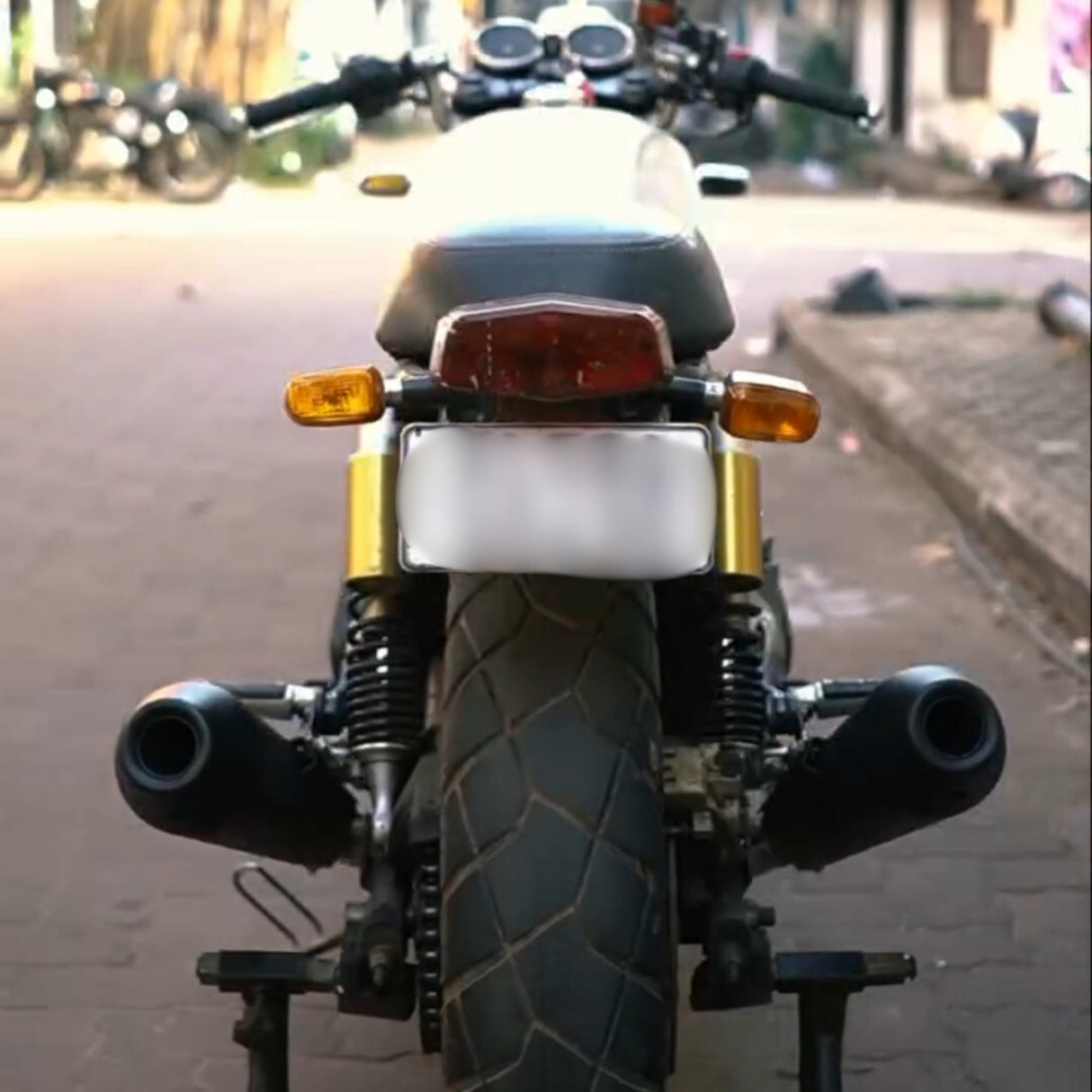 Ngage Roxor Powerflow Exhaust For Interceptor 650/ GT 650 Chrome – Matt Black