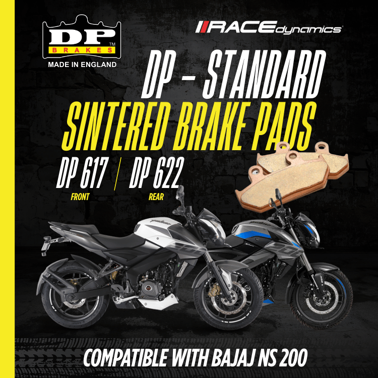 DP Sintered Brake Pads for Bajaj NS 200 - Standard