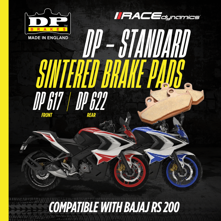 DP Sintered Brake Pads for Bajaj RS 200 - Standard