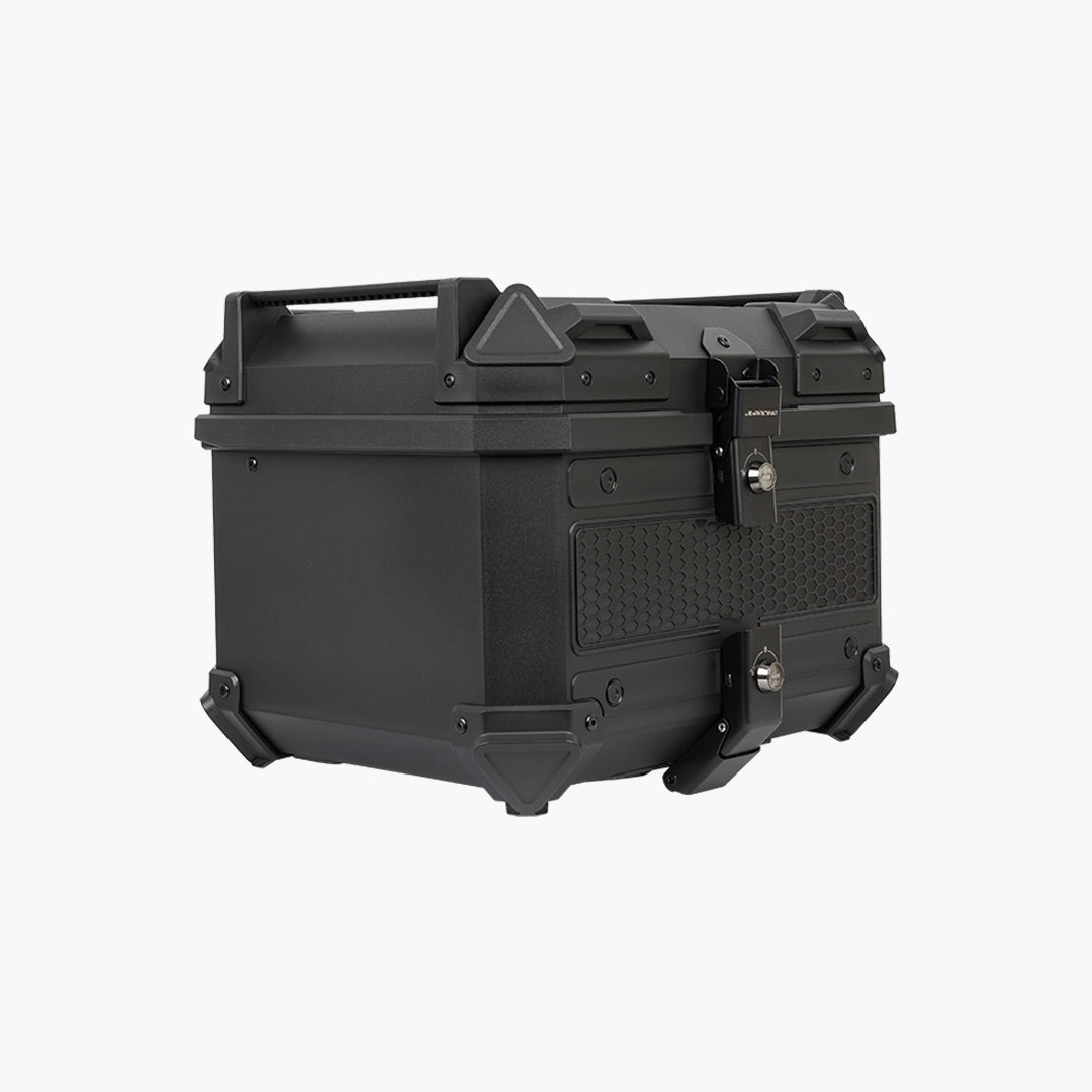 JB Racing Top Box MC 45L Black Economy With Backrest Pad