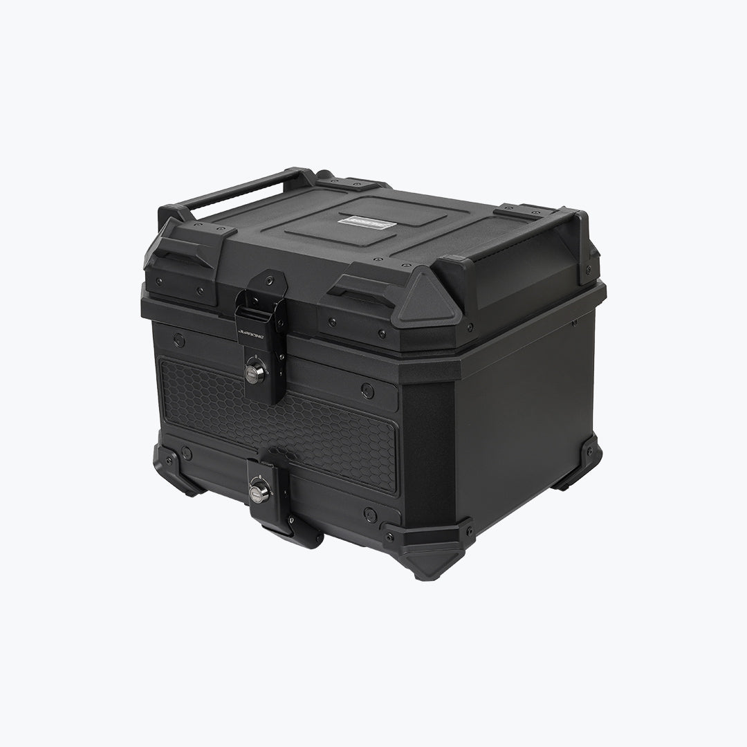 JB Racing Top Box MC 45L Black Economy With Backrest Pad