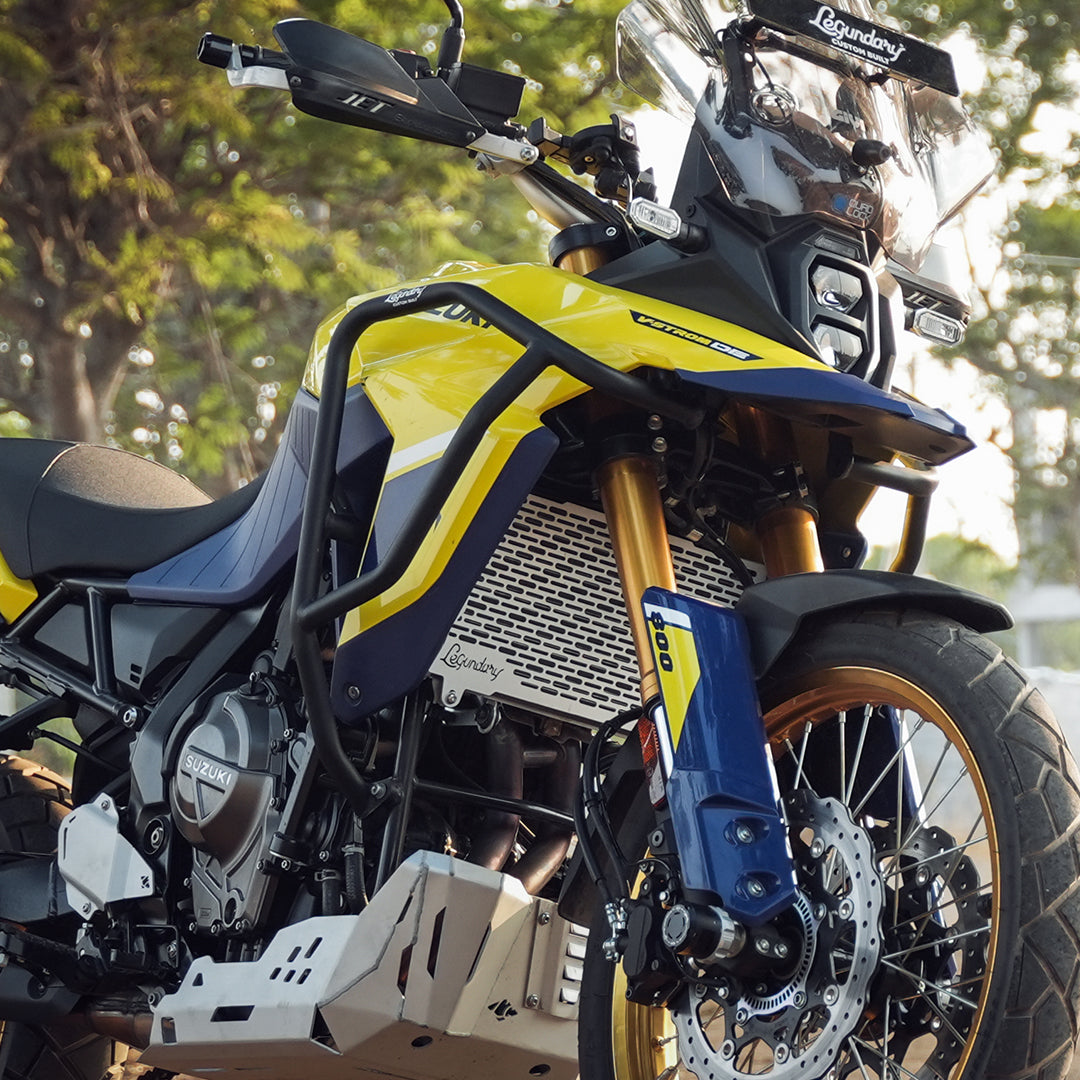 Legundary Suzuki V Strom 800DE Vector Radiator Grill Silver