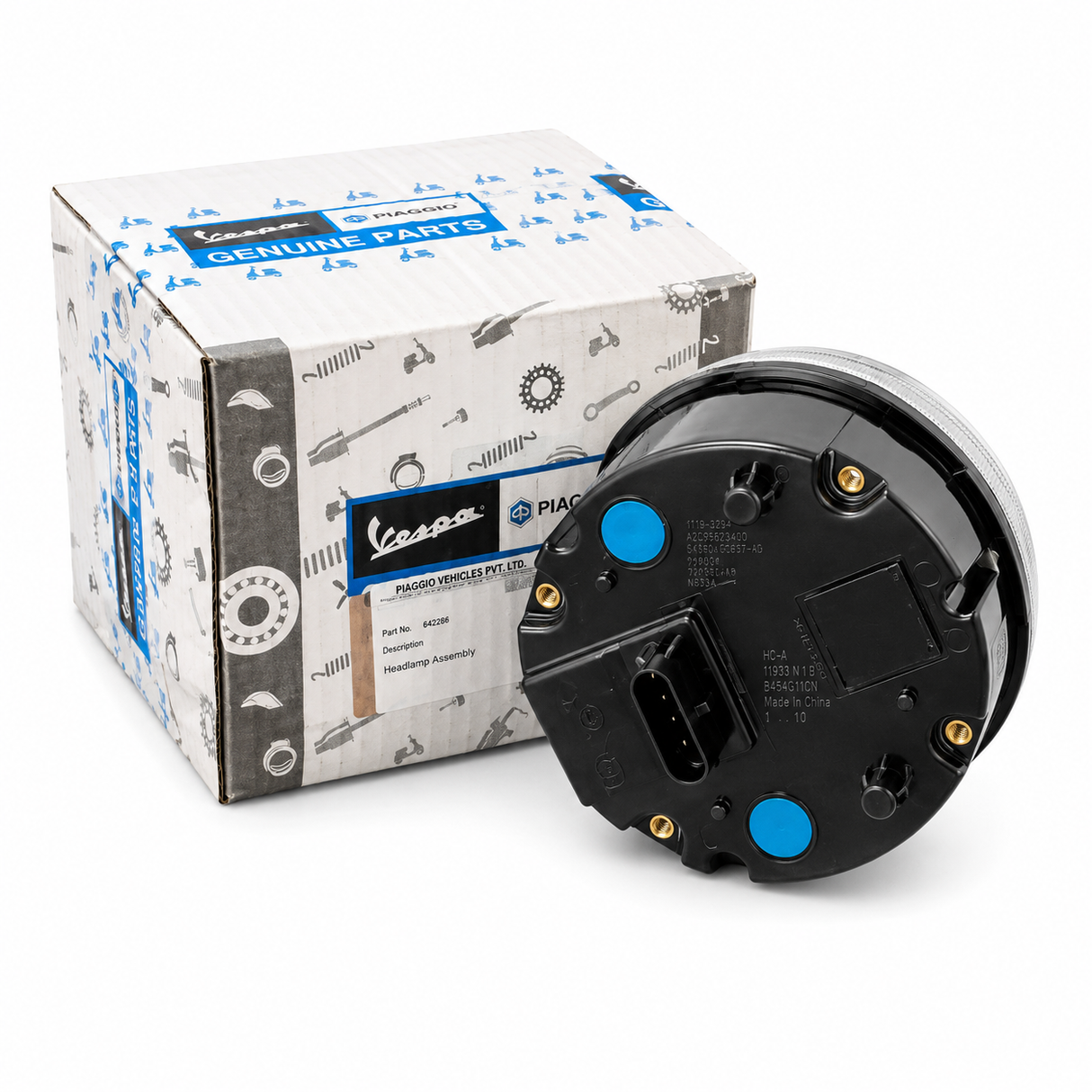 VESPA VXL COMPLETE LED HEADLAMP 1D003127