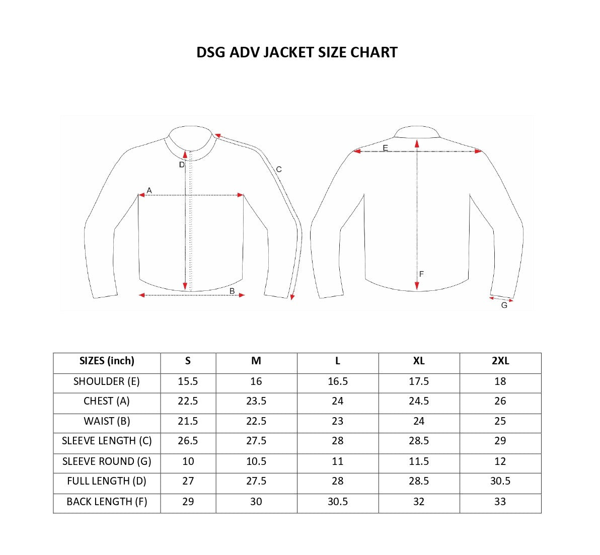 DSG Adv Riding Jacket Black Red