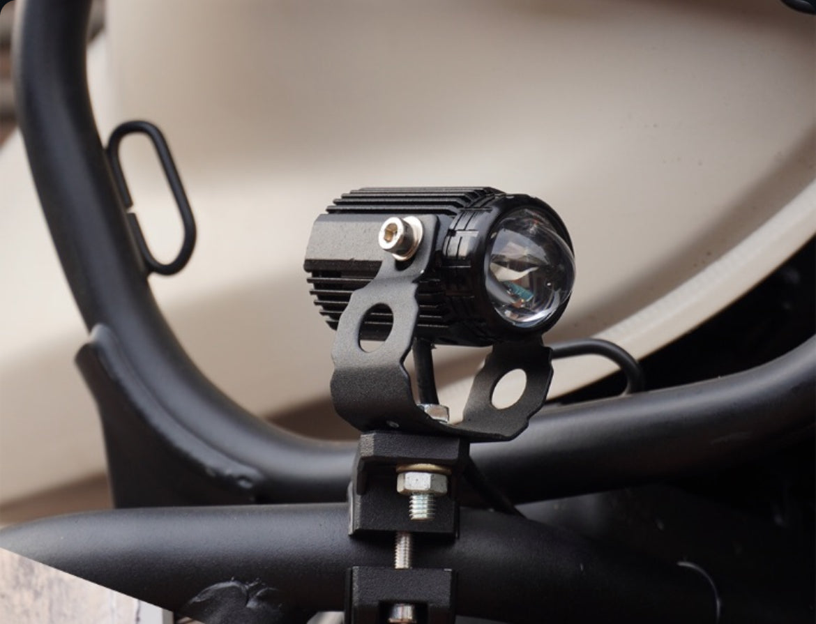 LIU HJG - Original Mini Driving Fog Lights 40W Dual Colour For universal Motorcycle/Scooters/Cars/Jeeps( UPGRADED VERSION)