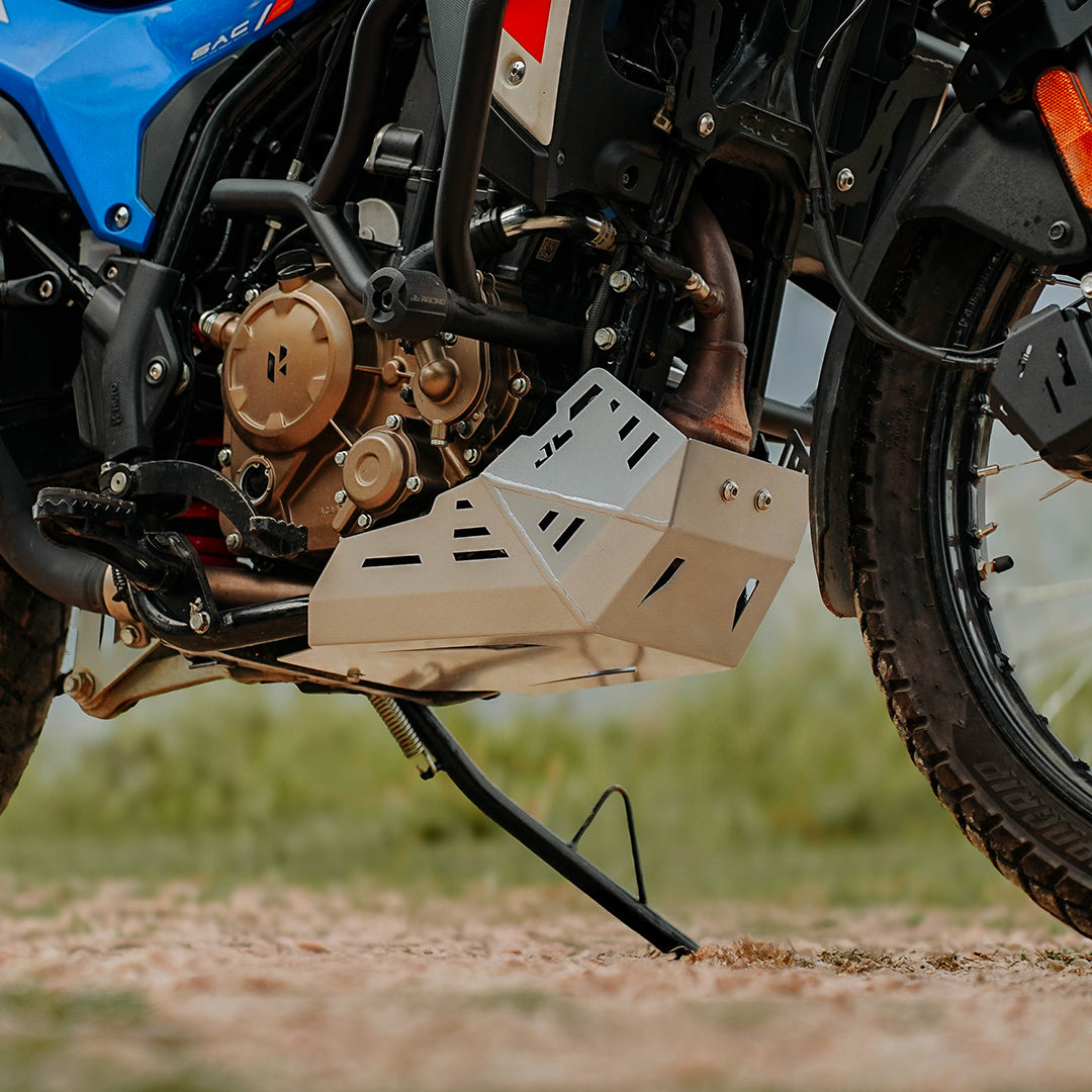 JB Racing X Pulse 210 Guardian Bash Plate Silver