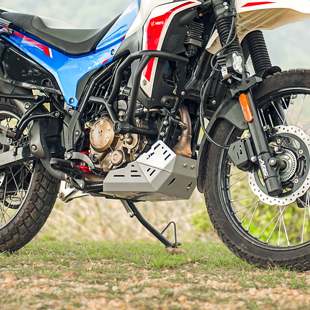 JB Racing X Pulse 210 Guardian Bash Plate Silver