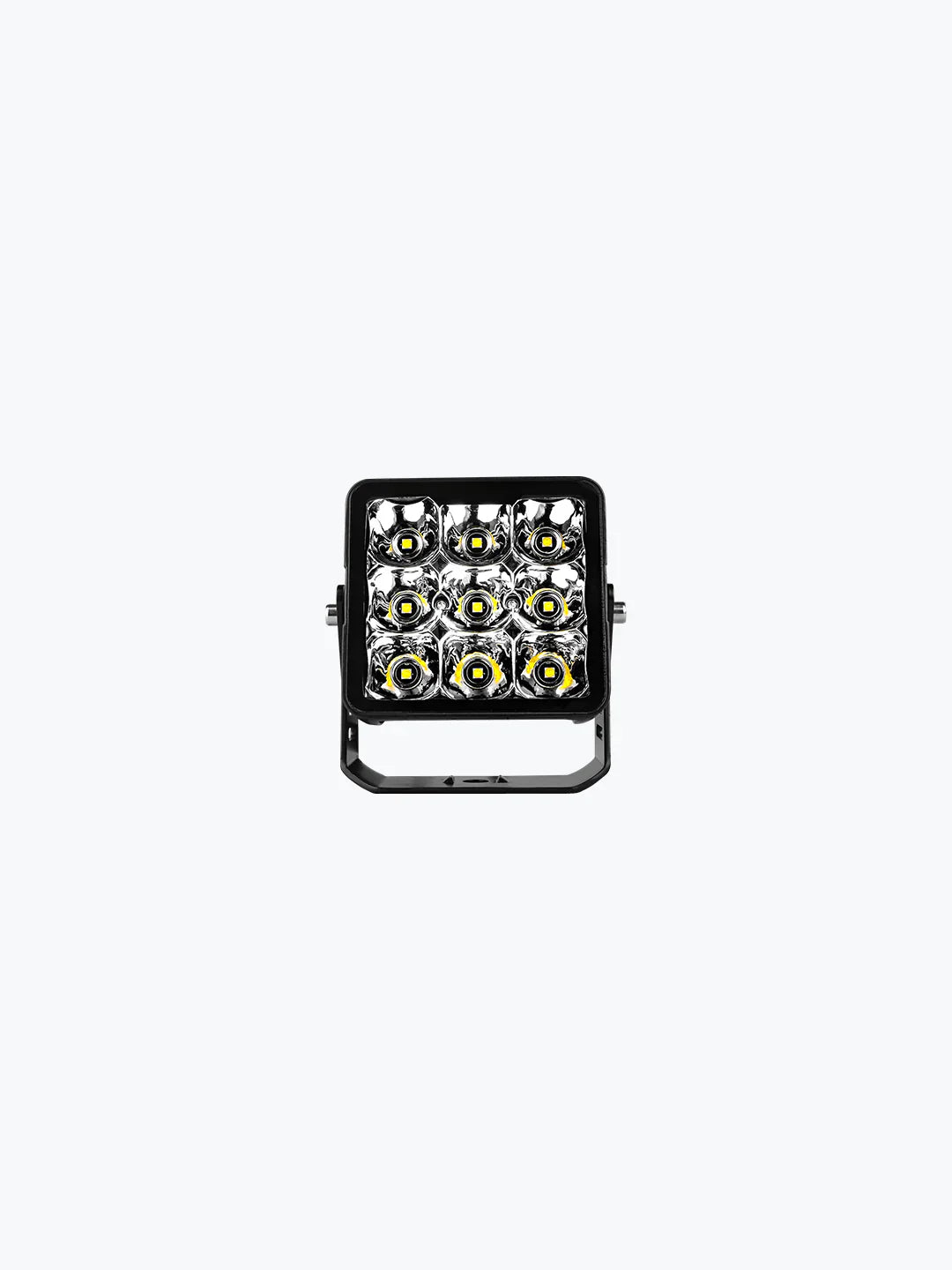 LIU HJG 9 LED Bezel Less Square yellow/white heavy duty auxiliary lights (pack of 2)