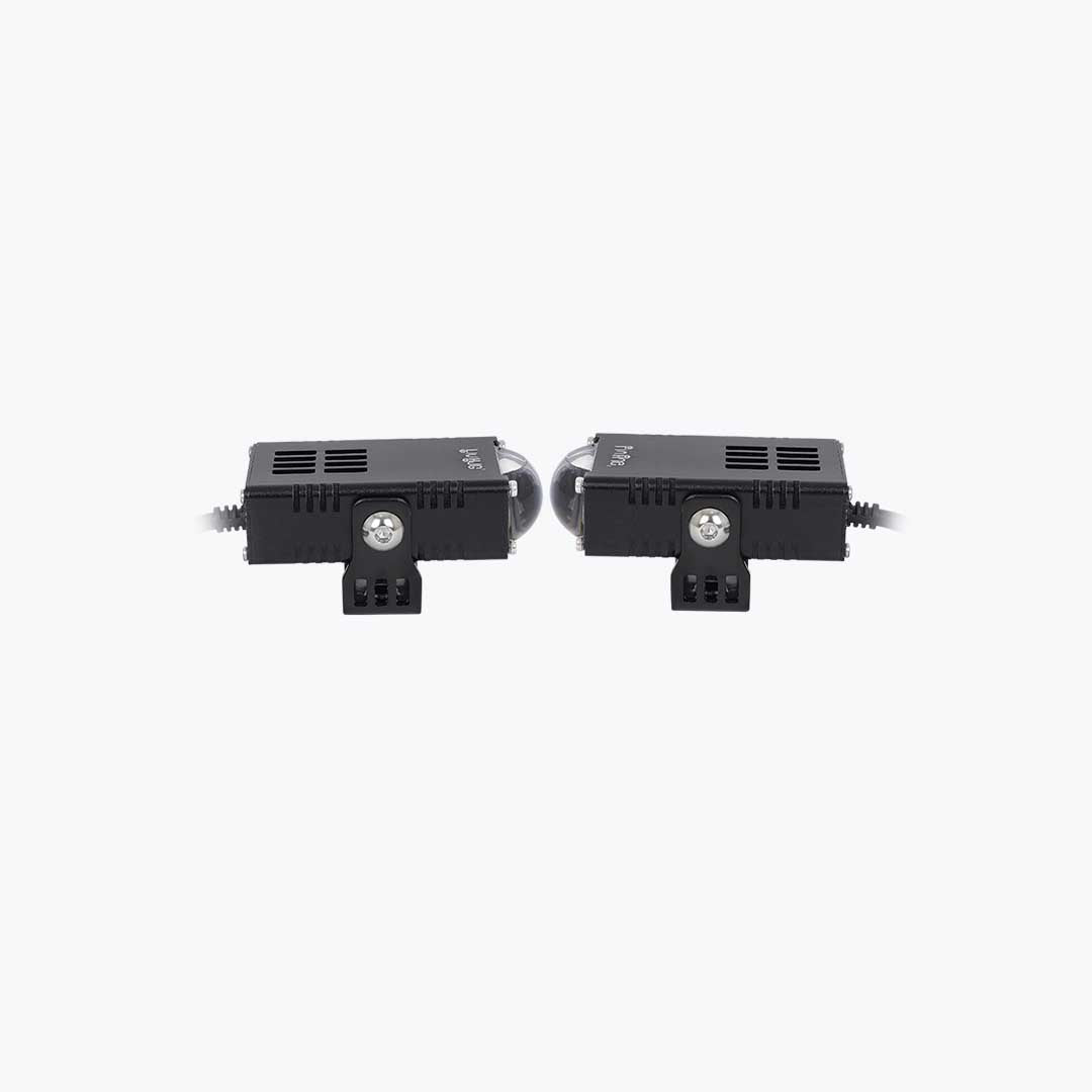 HJG Square Slim Waymaker Mini Drive Fog Light Pair