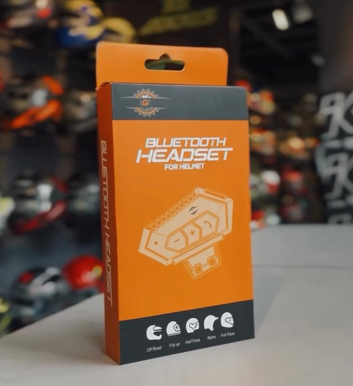 LGP BT12 WIRELESS MOTORCYCLE HELMET BLUETOOTH HEADSET (1 YEAR WARRANTY)