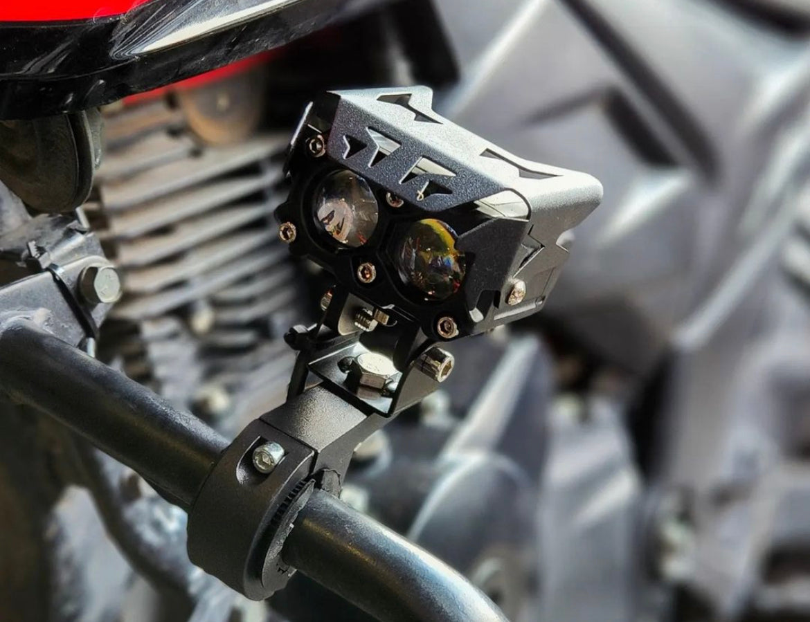 LIU HJG Mega Drive 60W Quad Shot Dual Lens/Dual Color High/Low Yellow/White LED Fog Lights (2 Pc) ( ORIGINAL)