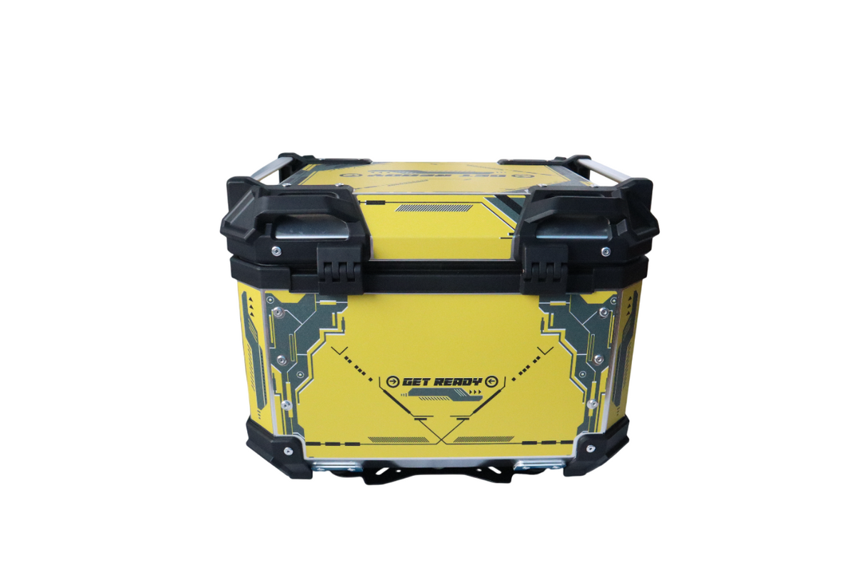 Aluminium 45 Litre Graphic Yellow Get Ready