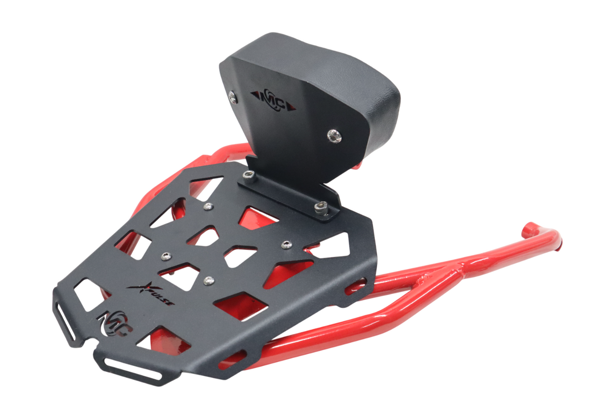 Pipe Carrier With Backrest (Red & Black) For Hero Xpulse 210