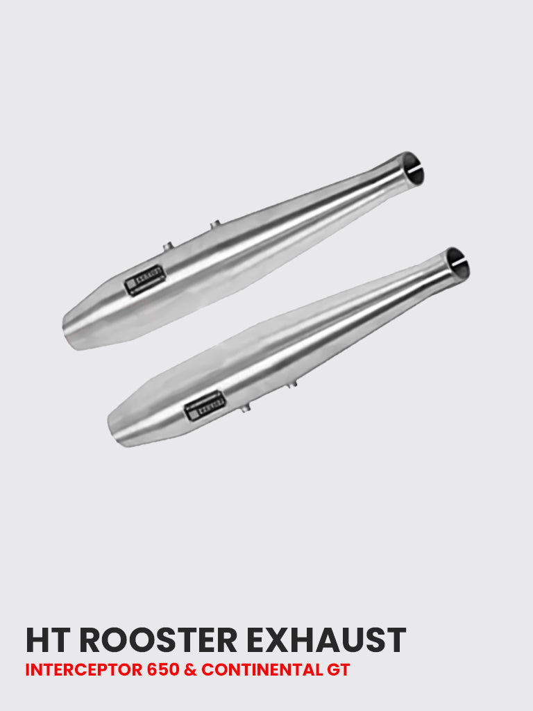 HT Rooster Exhaust for Interceptor and Continental Gt 650 - IN 318