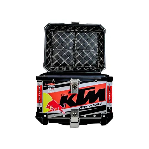 LGP Premium Aluminium KTM Graphics Top Box 45 ltrs