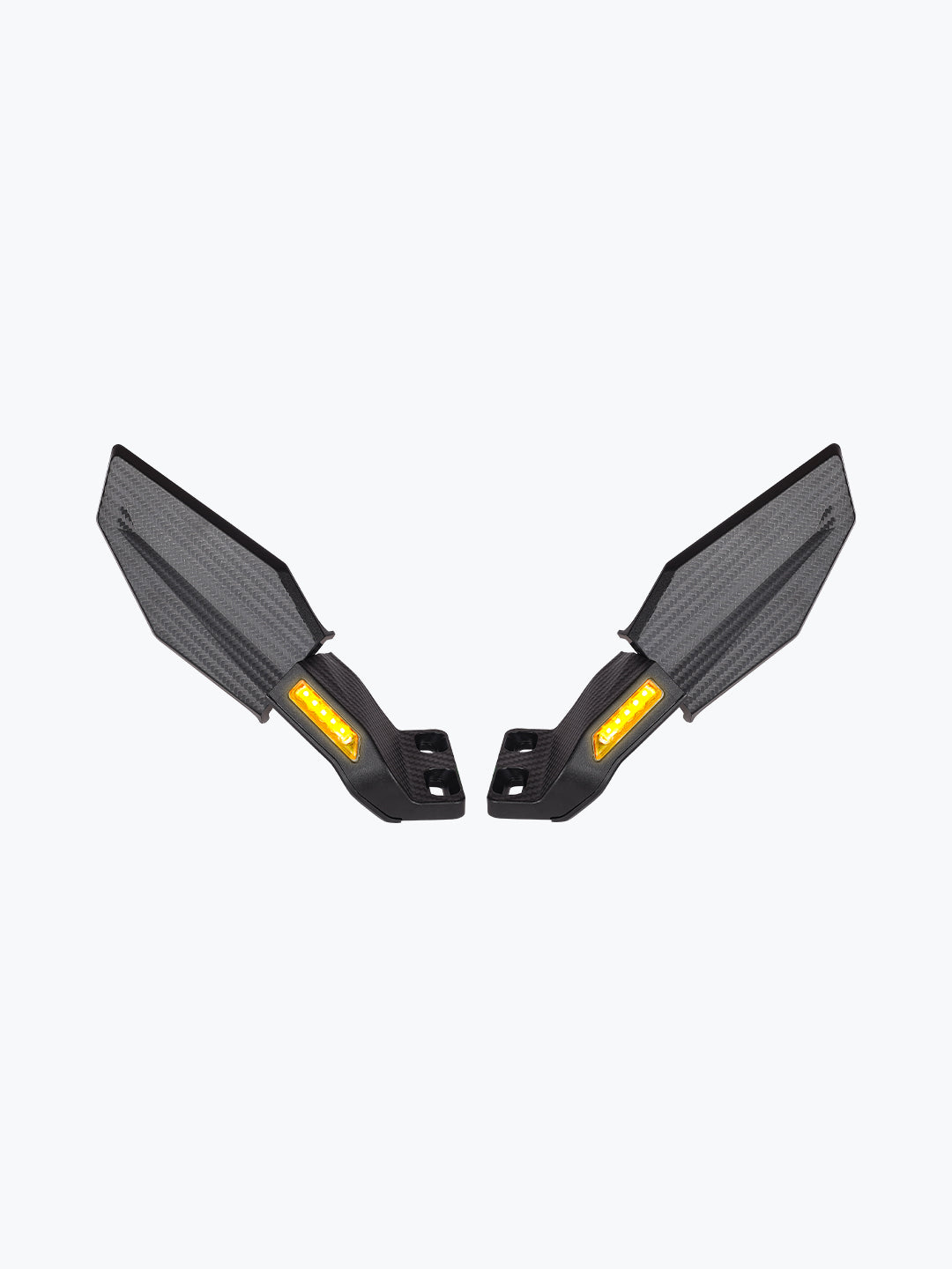 Max Protaper HJ028 Hexagon Body Kit Anti Glare Motorcycle Mirror Universal Fit - Moto Modz