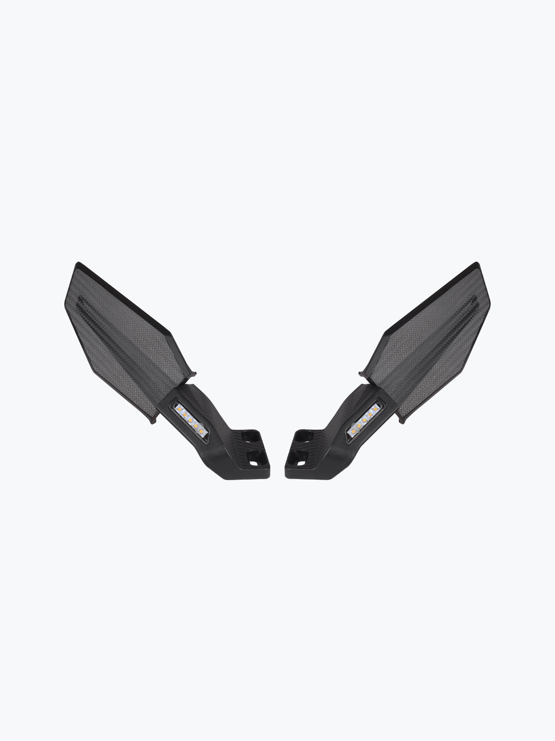 Max Protaper HJ028 Hexagon Body Kit Anti Glare Motorcycle Mirror Universal Fit - Moto Modz
