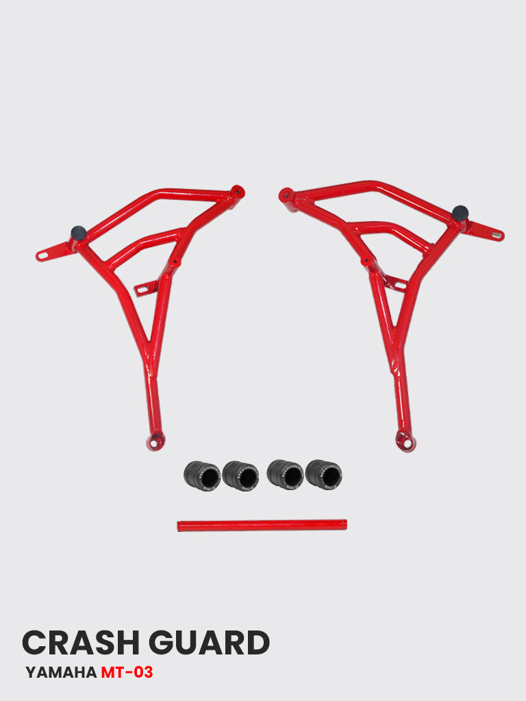 MT 03 STRUCTURE CRASH GUARD WITH 4 METAL SLIDER - SB 952