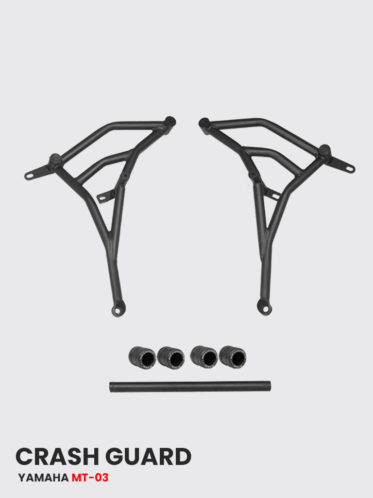 MT 03 STRUCTURE CRASH GUARD WITH 4 METAL SLIDER - SB 952